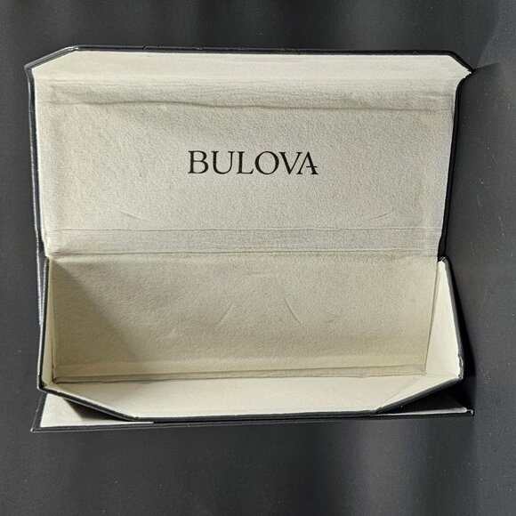 Foldable Bulova Case for Eye Wear Eye Glasses Sun Glasses - Picture 3 of 12